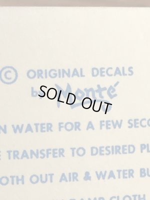 Monte社製のOooouch!の50’sヴィンテージウォータースライドデカール