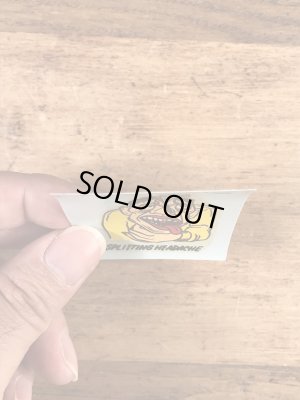 Monte社製のスプリティングヘデイクの50年代ビンテージ水張りステッカー