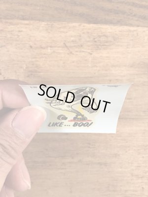 Monte'社製のライクブーの50年代ビンテージ水張りステッカー