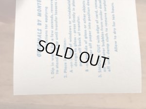 Monte'社製のライクブーの50年代ビンテージ水張りステッカー