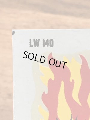 Monte社製のホットヘッドの50年代ビンテージ水張りステッカー