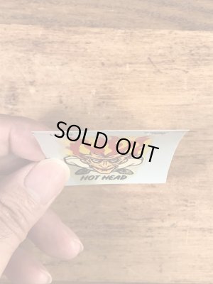 Monte社製のホットヘッドの50年代ビンテージ水張りステッカー