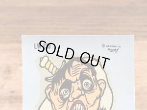 Monte社製のアアアアウチの50年代ビンテージ水張りステッカー