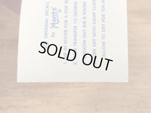 Monte社製のホットヘッドの50年代ビンテージ水張りステッカー