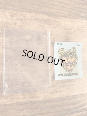 Monte社製のWM.Snakespeareの50’sヴィンテージウォータースライドデカール