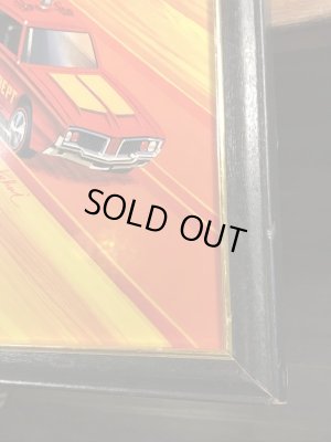 Hot Wheelsのレッドラインの60〜70’sヴィンテージ額縁ポスター