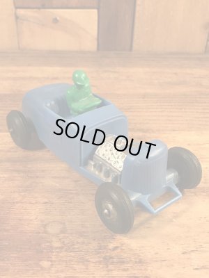 ホットロッドのプラスチック製の50〜60年代ビンテージトイ