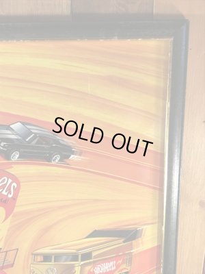 Hot Wheelsのレッドラインの60〜70’sヴィンテージ額縁ポスター