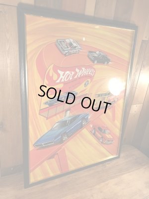 ホットウィールのレッドラインの60〜70年代ビンテージ額縁ポスター