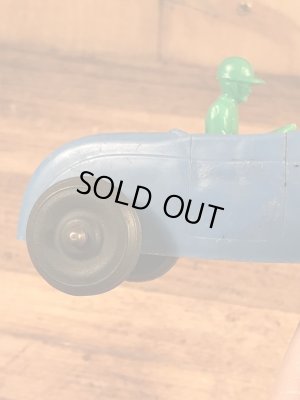 ホットロッドのプラスチック製の50〜60年代ビンテージトイ