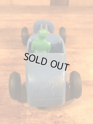 ホットロッドのプラスチック製の50〜60年代ビンテージトイ