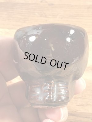 Skullのセラミック製の50’sヴィンテージショットグラス