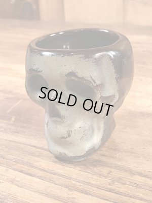 Skullのセラミック製の50’sヴィンテージショットグラス