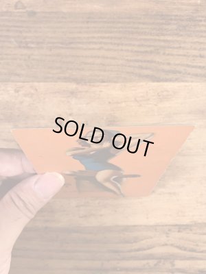 Up And Cunningのメッセージが書かれたピンナップガールの40’sヴィンテージカード