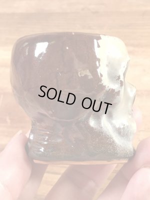 Skullのセラミック製の50’sヴィンテージショットグラス