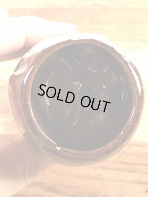 スカルの陶器製の50年代ビンテージショットグラス