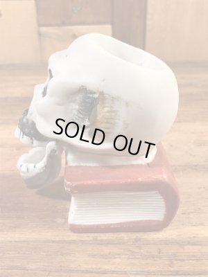 スカルオンブックの顎揺れの50’sヴィンテージマッチホルダー