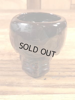 Skullのセラミック製の50’sヴィンテージショットグラス