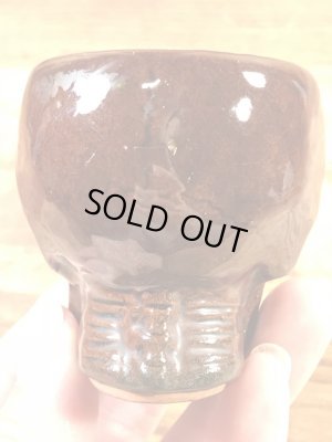 Skullのセラミック製の50’sヴィンテージショットグラス