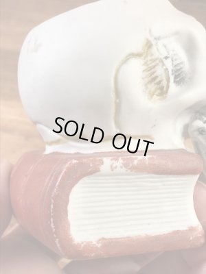 スカルオンブックの顎揺れの50’sヴィンテージマッチホルダー