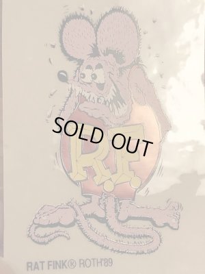 Rat Finkのビニール製の80’sヴィンテージデカール