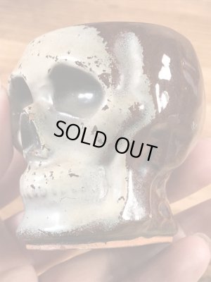 Skullのセラミック製の50’sヴィンテージショットグラス