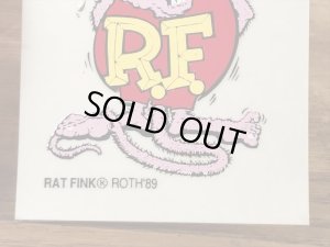 Rat Finkのビニール製の80’sヴィンテージデカール