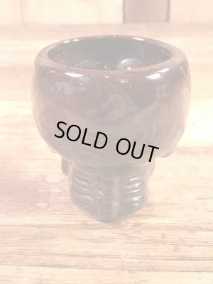 Skullのセラミック製の50’sヴィンテージショットグラス