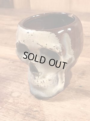 Skullのセラミック製の50’sヴィンテージショットグラス