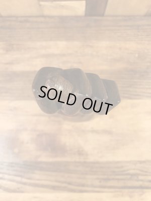 フィグサインの木彫りの70年代ビンテージ置物