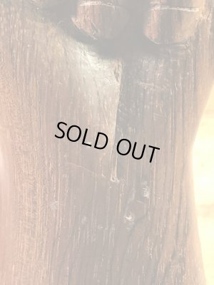 フィグサインの木彫りの70’sヴィンテージハンドサイン