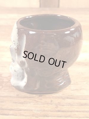 Skullのセラミック製の50’sヴィンテージショットグラス