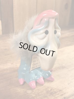 ハゲタカの陶器製の60年代ビンテージ首振り人形