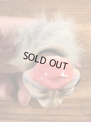 ハゲタカの陶器製の60年代ビンテージ首振り人形