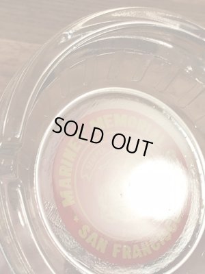 USマリーンコープスのガラス製の70’sヴィンテージアシュトレイ