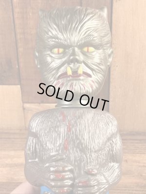 ユニバーサルモンスターズのウルフマンの60’sヴィンテージシャンプーボトル