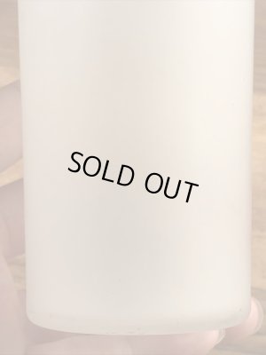 ウッドペッカーのすりガラスの60’sヴィンテージガラスコップ