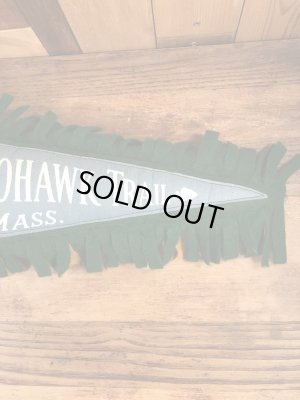 スーベニア物のペナントの60’s〜ヴィンテージピロークッション