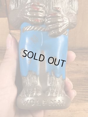 ユニバーサルモンスターズの狼男の60年代ビンテージソーキー