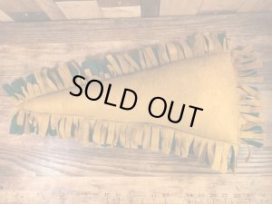 スーベニア物のペナントの60’s〜ヴィンテージピロークッション