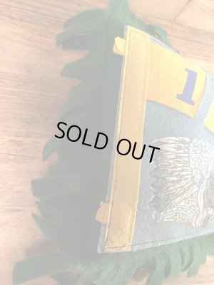 インディアンのペナントの60年代〜ビンテージクッション