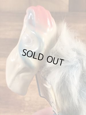 ハゲタカの陶器製の60年代ビンテージ首振り人形