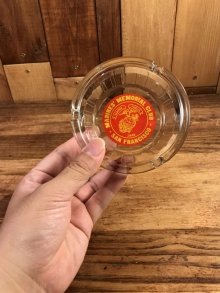 他の写真3: US Marines Memorial Club Glass Ashtray　USマリーン　ビンテージ　灰皿　ホテル　70年代