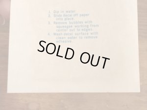 ビッグダディーエドロスのマスタングモンスターの60年代ビンテージ水張りステッカー