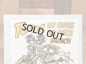 ビッグダディーエドロスのモンスターの60年代ビンテージ水張りステッカー