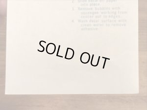 Ed “Big Daddy” RothのArmor In Commandの60’sヴィンテージウォータースライドデカール