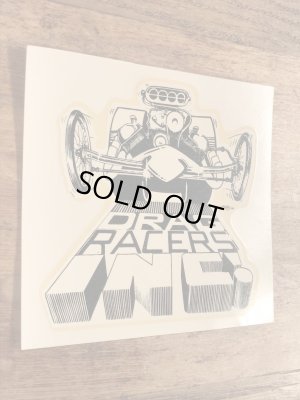 ビッグダディーエドロスのドラッグレーサーズの60年代ビンテージ水張りステッカー