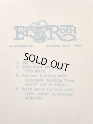 Ed “Big Daddy” RothのMustangs Eat Chevys For Dinner!の60’sヴィンテージウォータースライドデカール