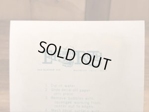 ビッグダディーエドロスのフォードの60年代ビンテージ水張りステッカー