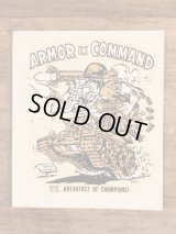 Ed “Big Daddy” Roth “Armor In Command” Water Slide Decal　エドロス　ビンテージ　水張りステッカー　ウォータースライドデカール　60年代